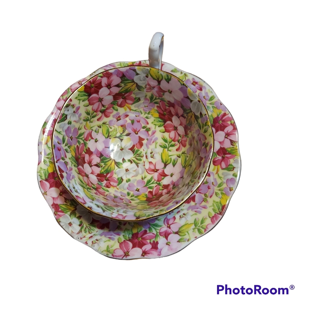 ROYAL STANDARD TEA CUP Made from ENGLAND color colorful